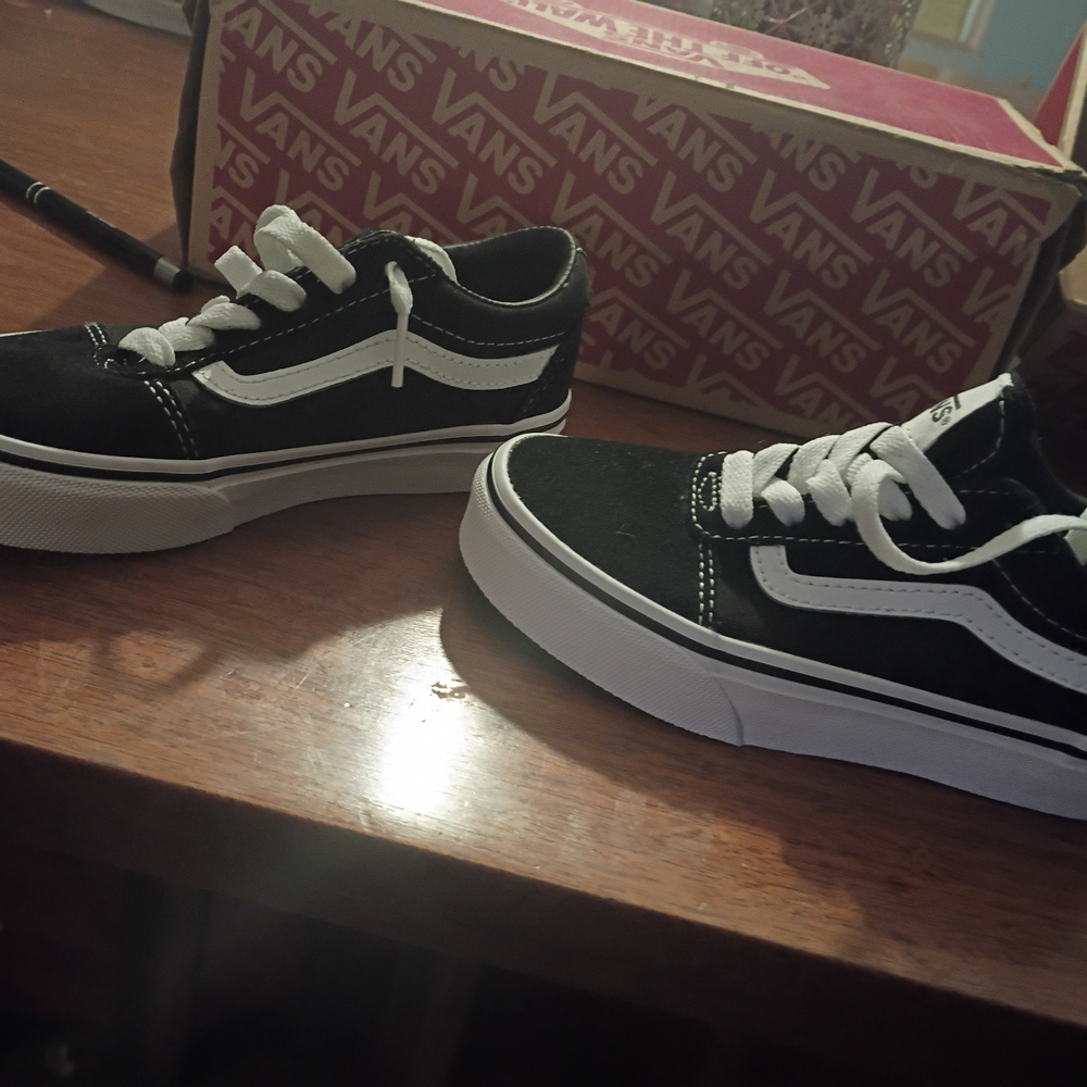 Vans Black and White Sneakers